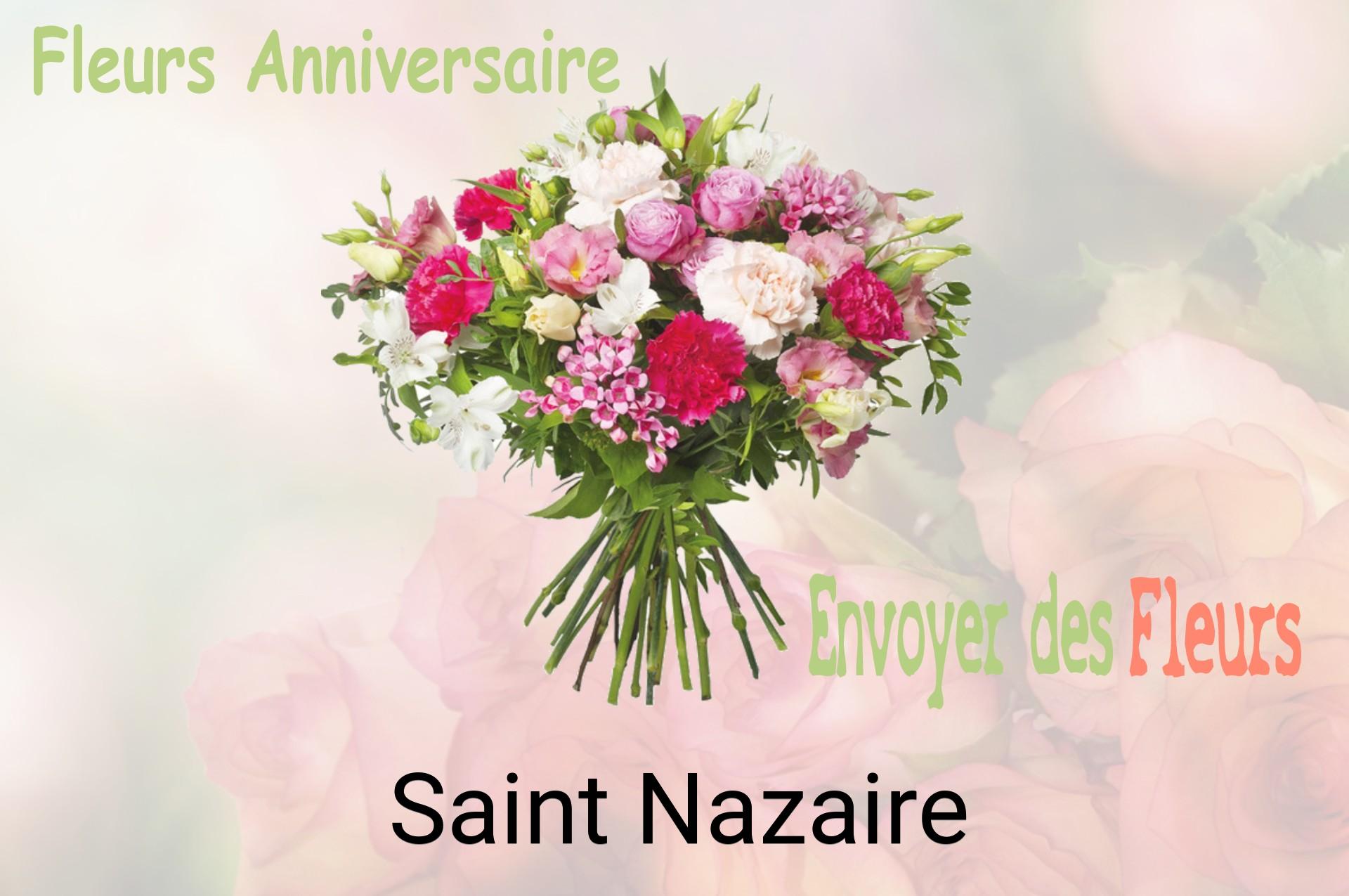 Bouquet de fleurs d’anniversaire livré à Saint-Nazaire