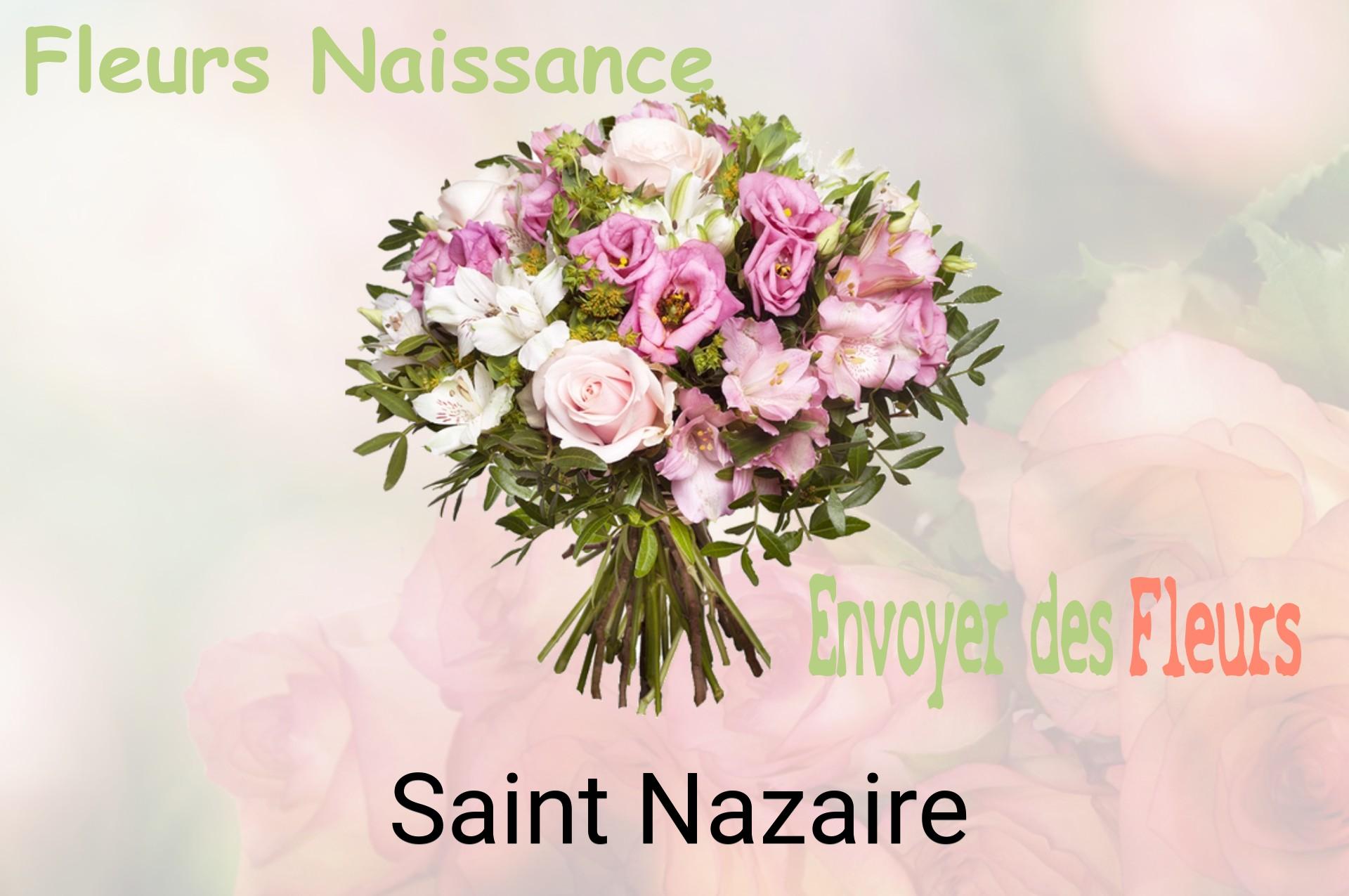 Bouquet de fleurs de naissance livré à Saint-Nazaire